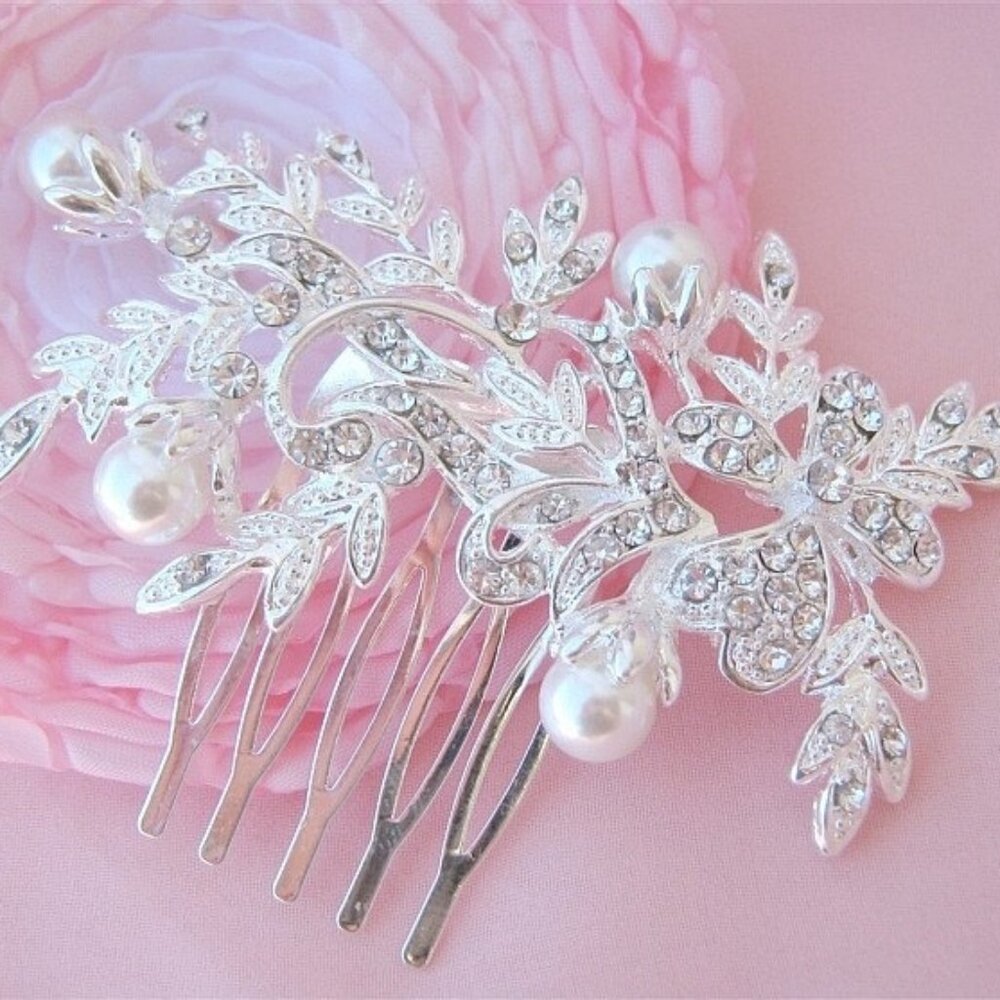RHINESTONE HAIRCOMB - Picture 3 of 5